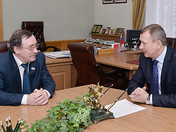 Сергей Курденко встретился с губернатором Брянской области Николаем Дениным 